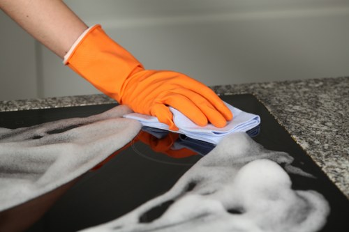 Exterior cleaning service for buildings in KT6 with access planning