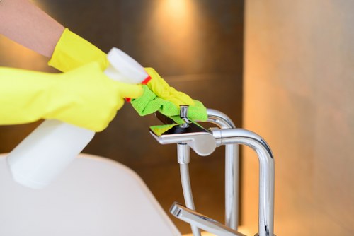 Regular home cleaning visit in the KT6 area