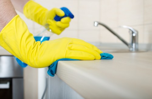 Clean and refreshed vinyl or tiled flooring in a KT6 property