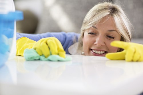 Clean and fresh interior after professional carpet cleaning in KT6